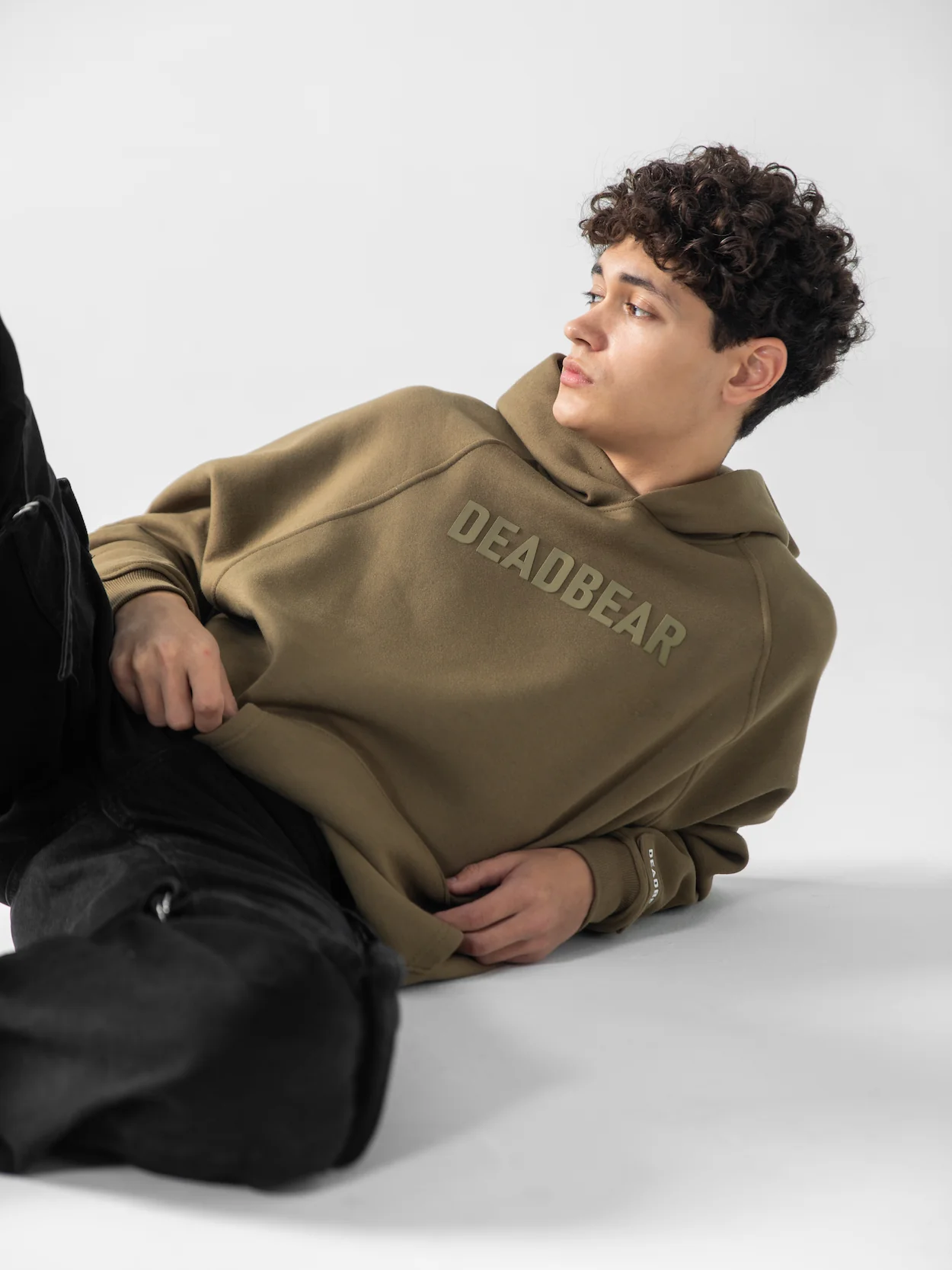 Basic Khakhi Hoodie - Image 4