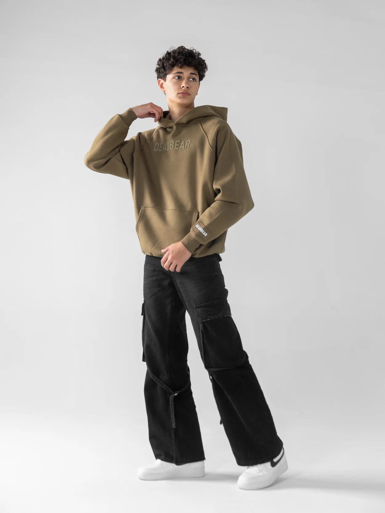 Basic Khakhi Hoodie - Image 5