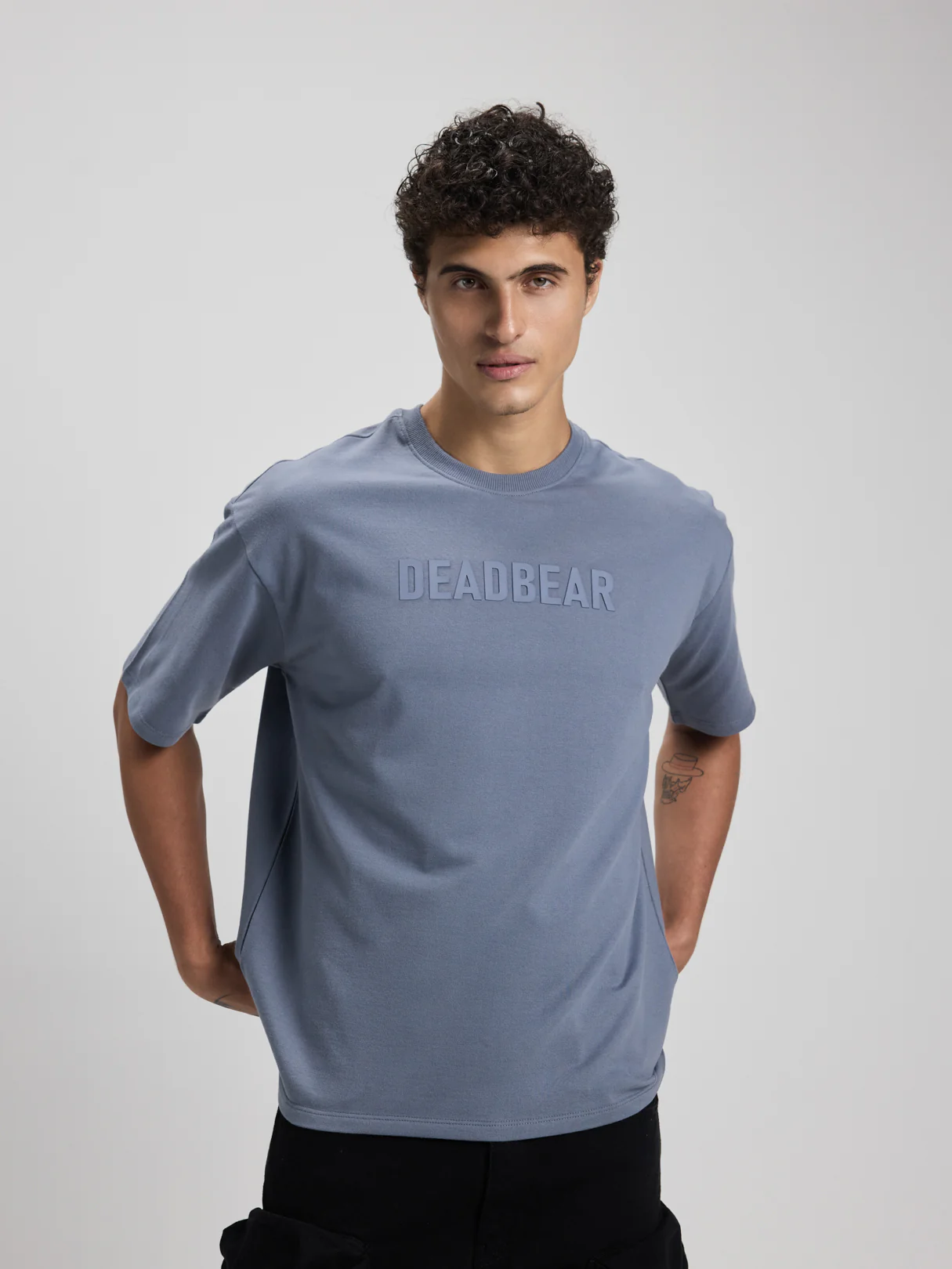 Basic Slate Blue Tee - Image 3