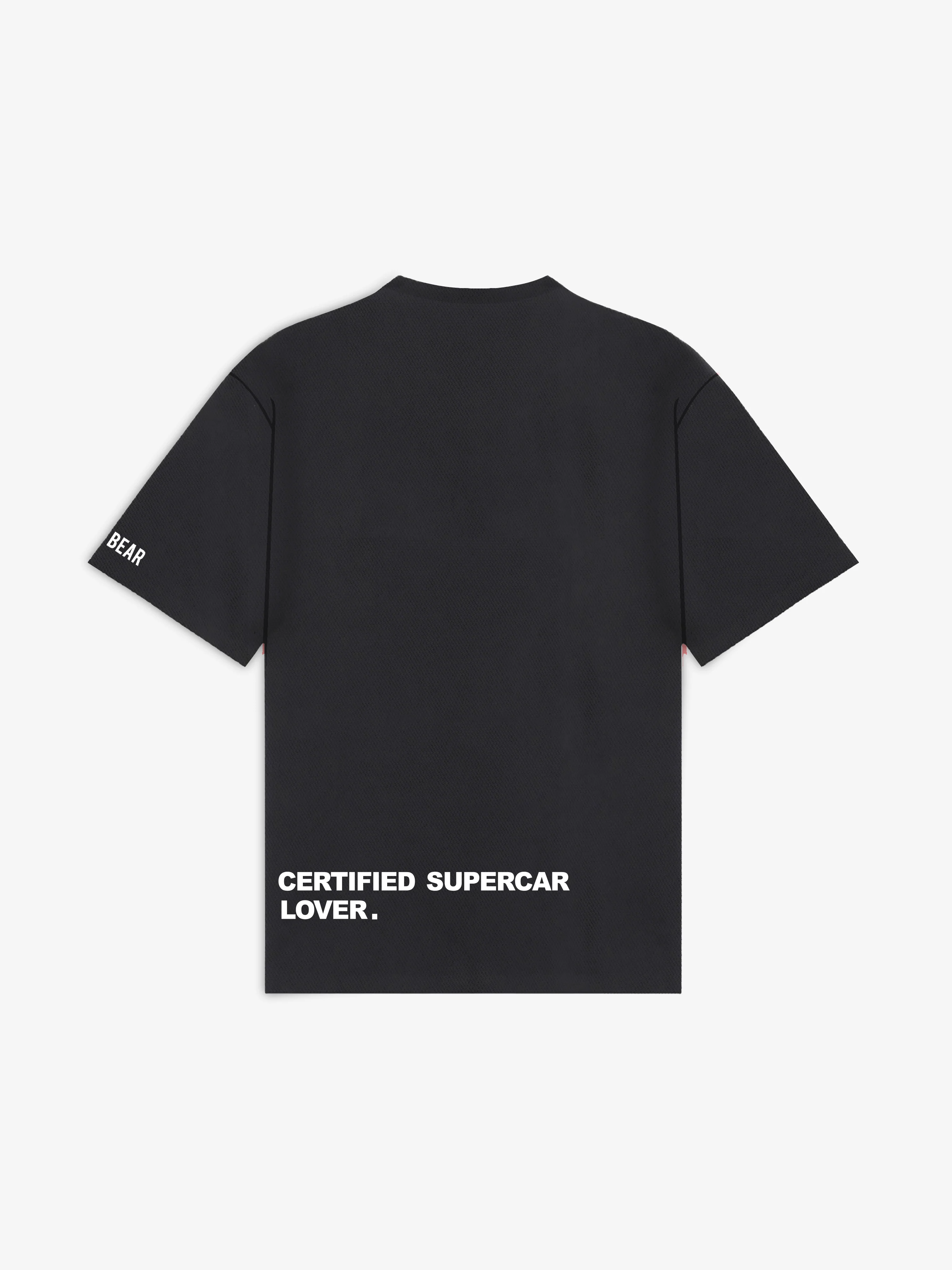 SUPERCAR LOVER TEE BLACK - Image 2