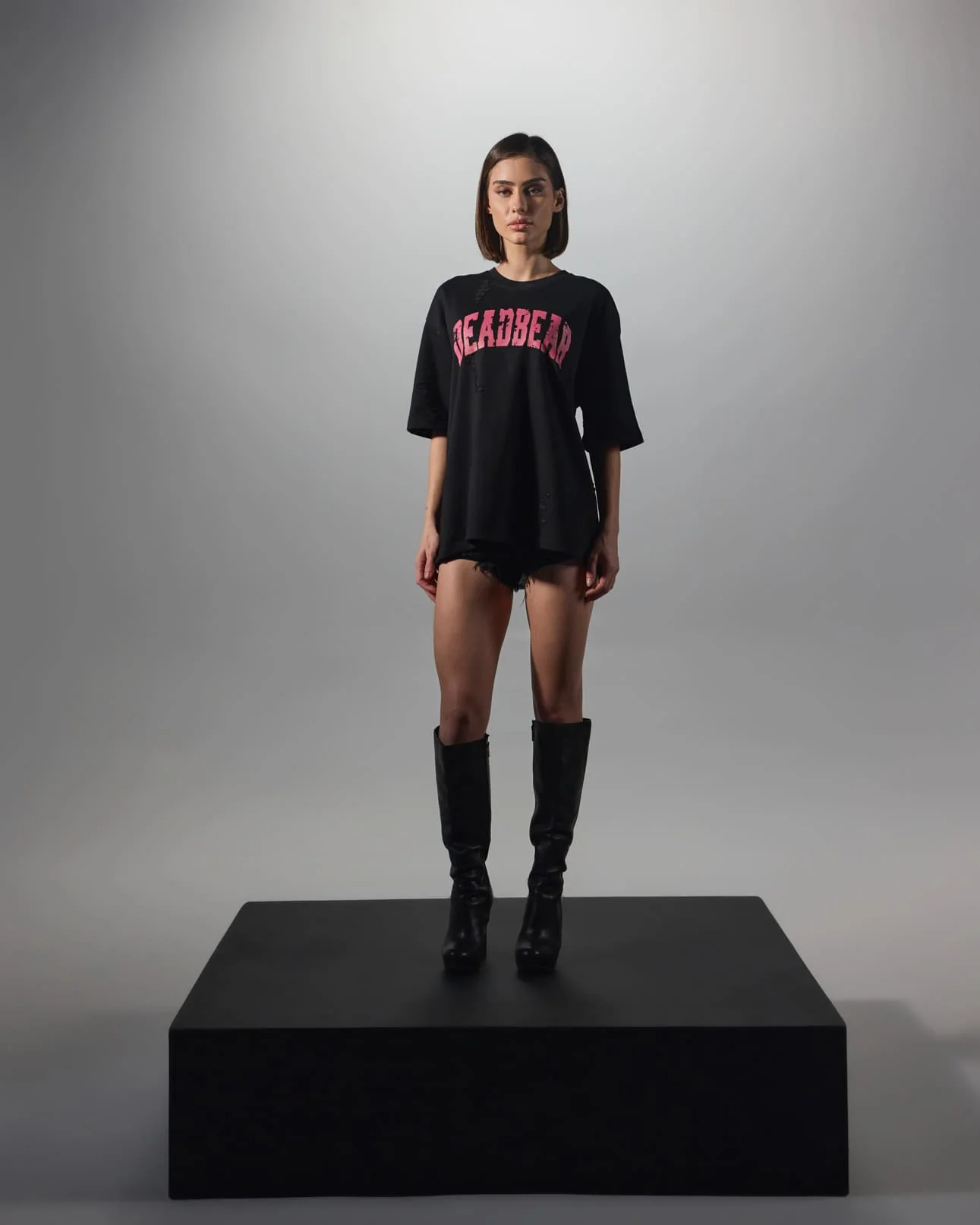 Distressed Black Tee - Image 7