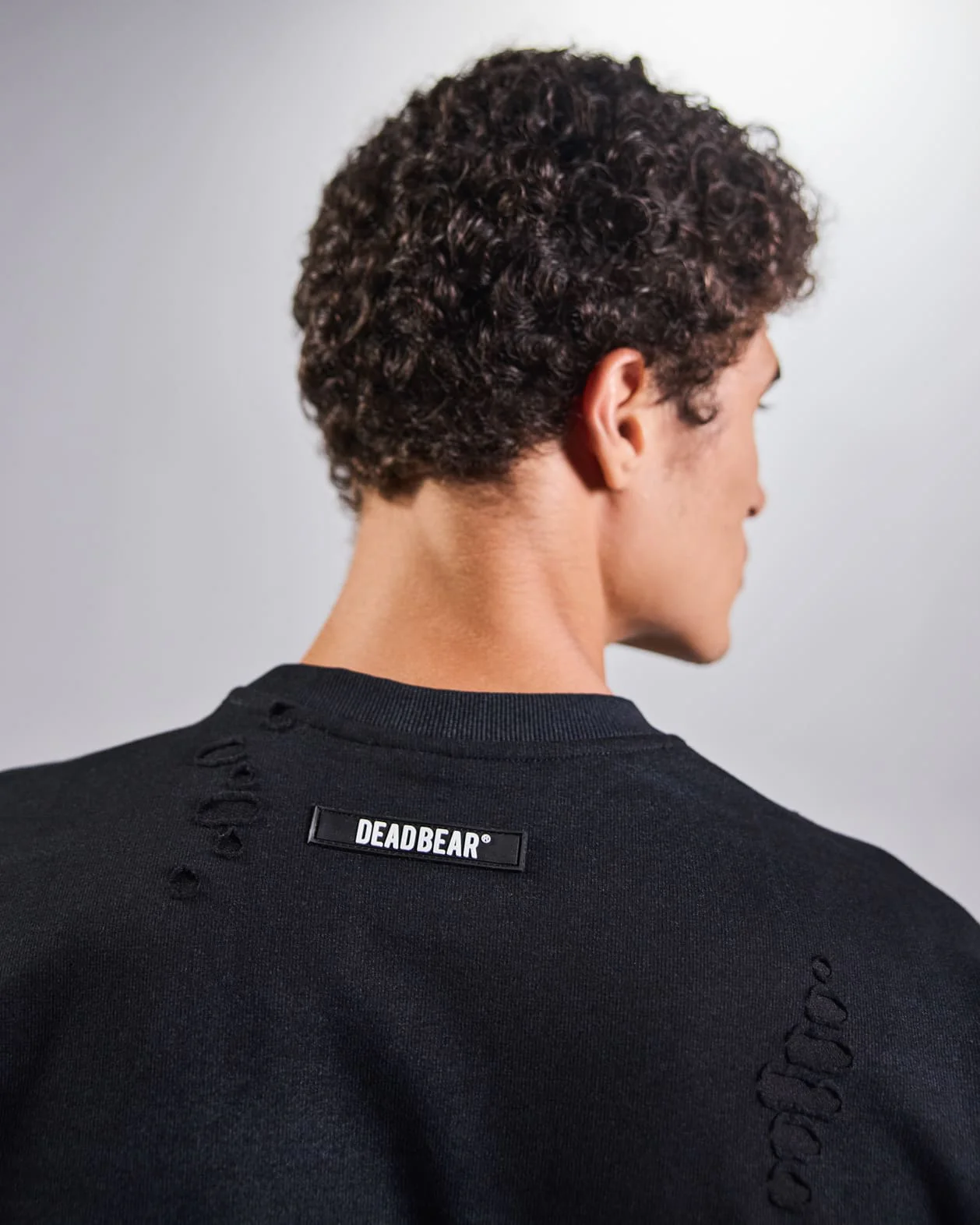 Distressed Washed Black Tee - Image 8
