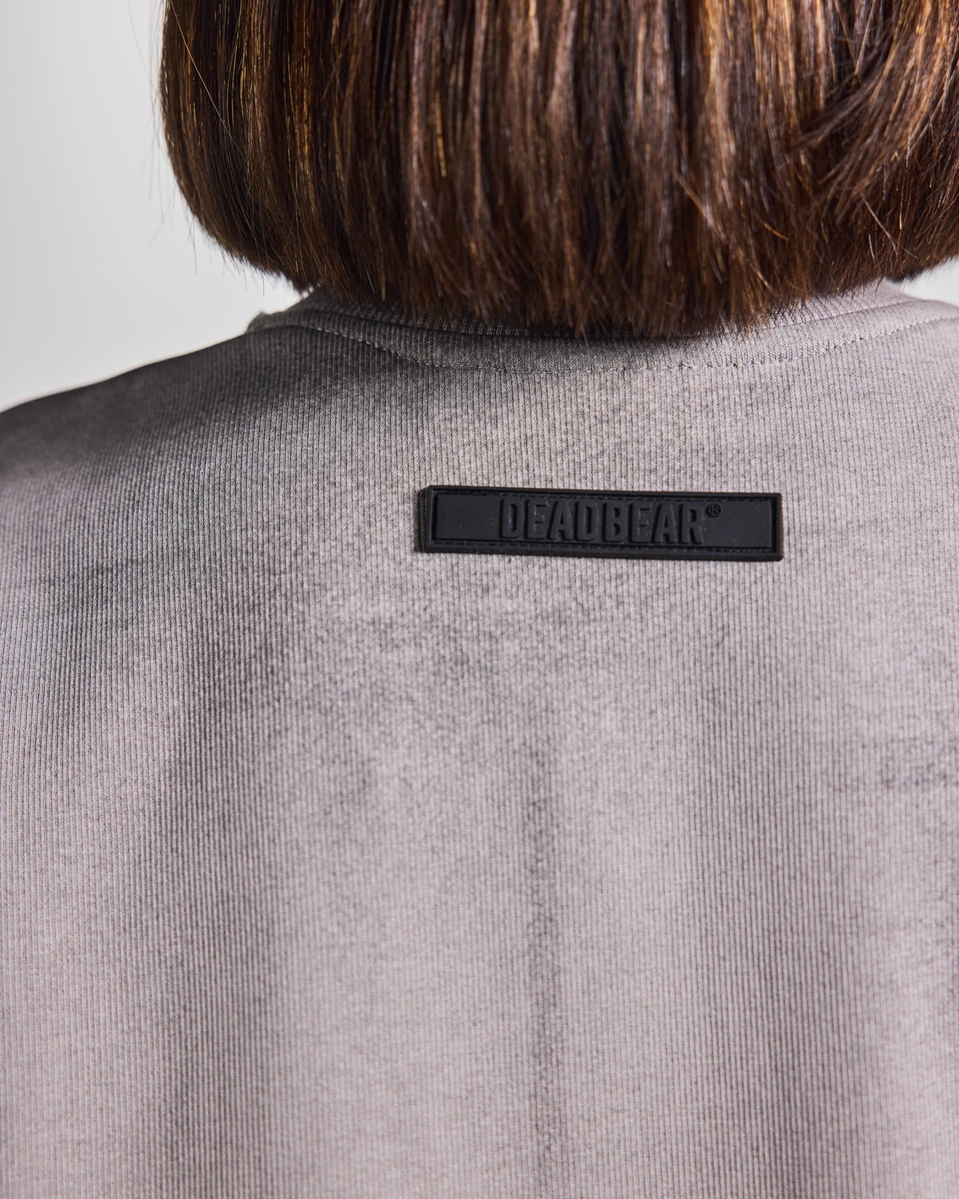 Distressed Washed Grey Tee - Image 9