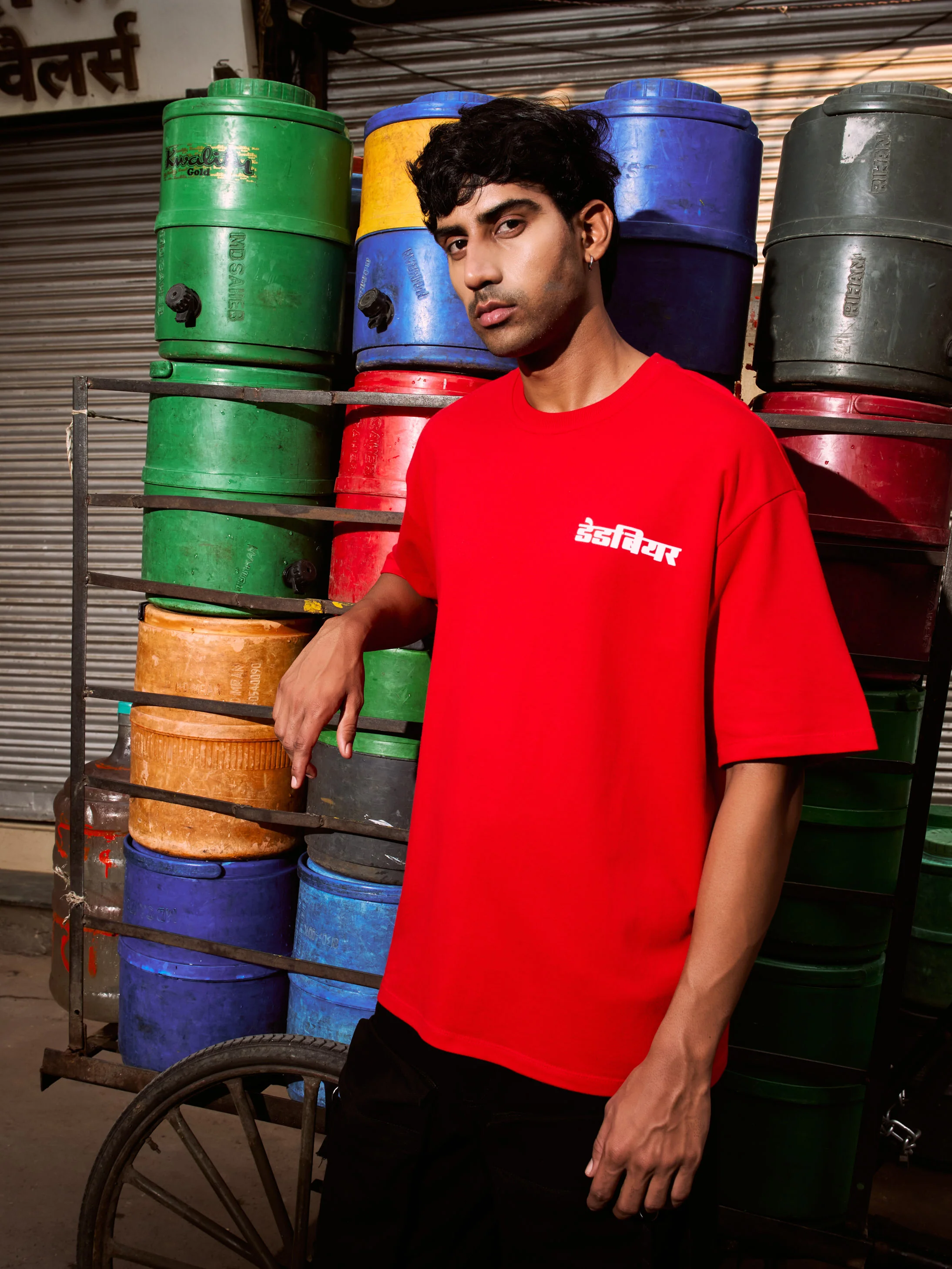 Gully Tee Red - Image 5