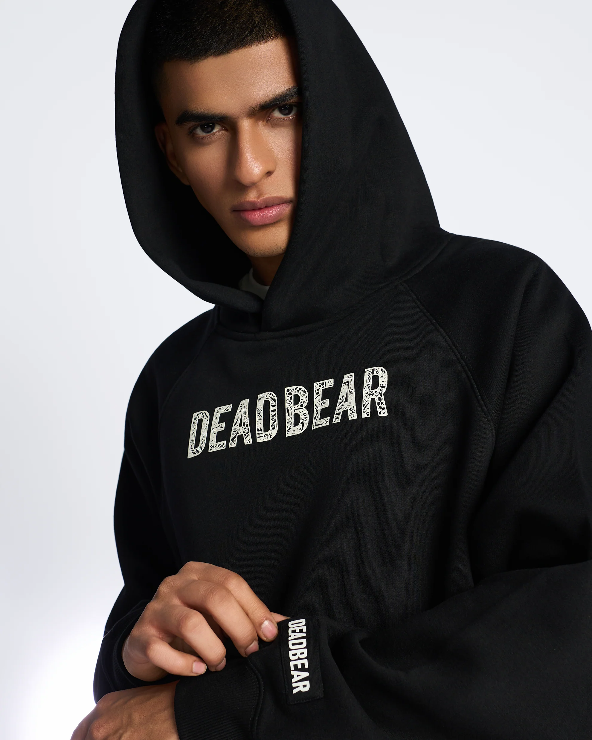 Mandala Hoodie Black - Image 11