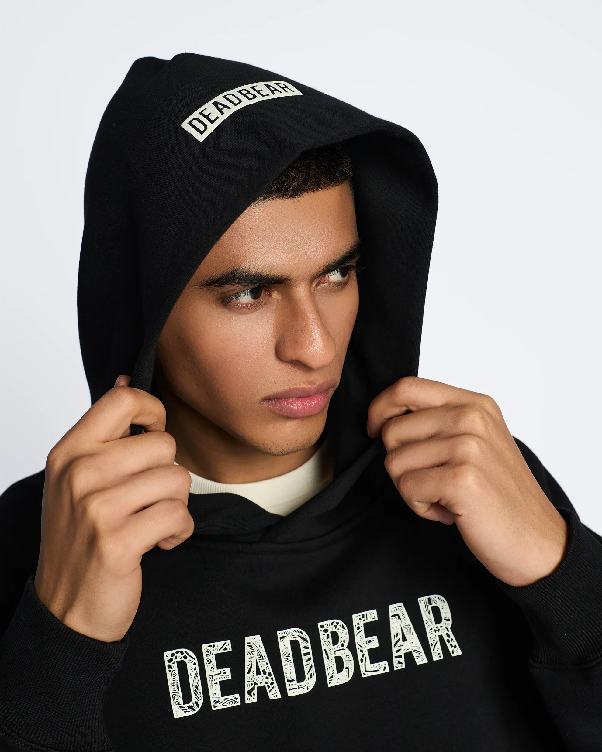 Mandala Hoodie Black - Image 8