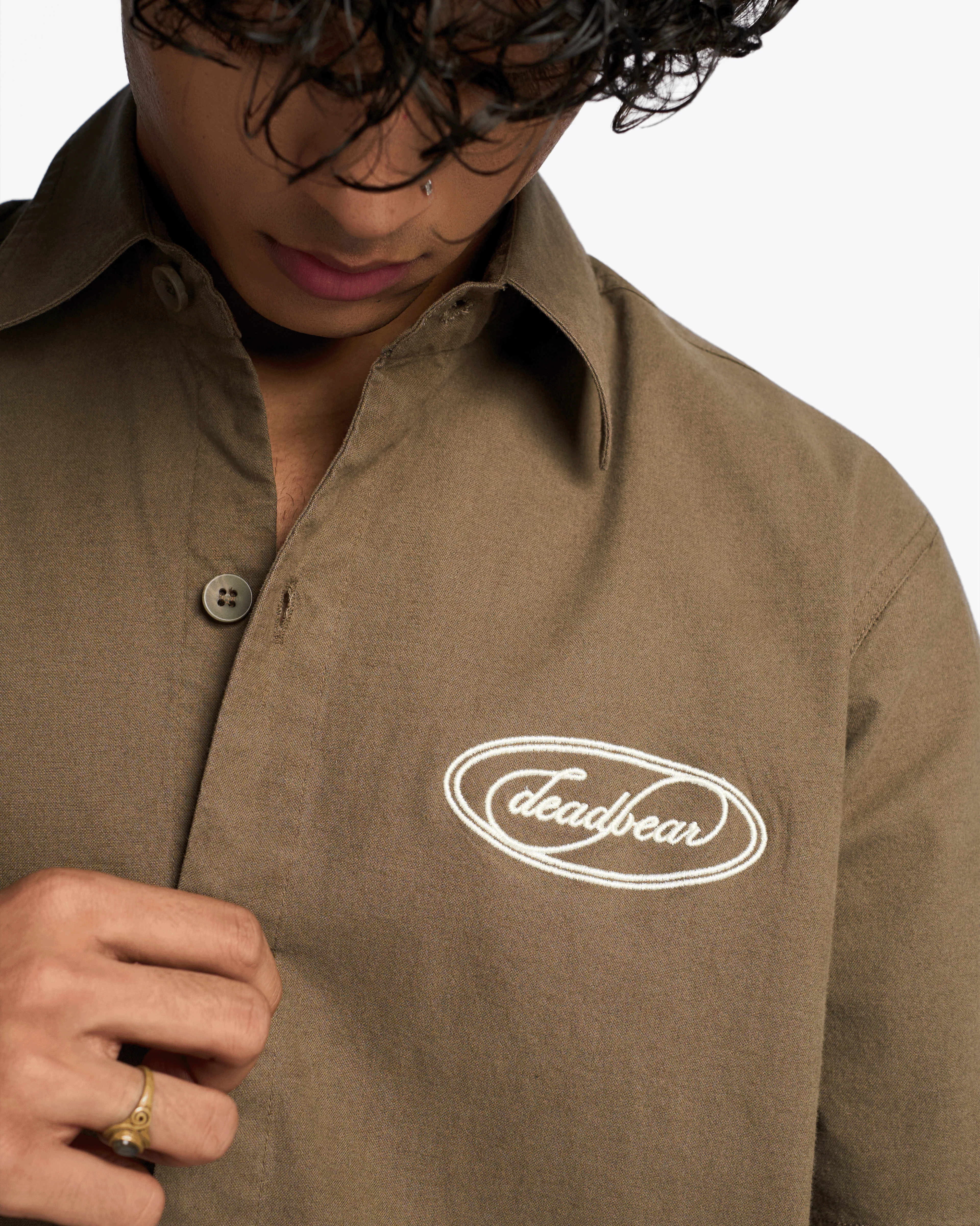 Signature Shirt Khaki - Image 9