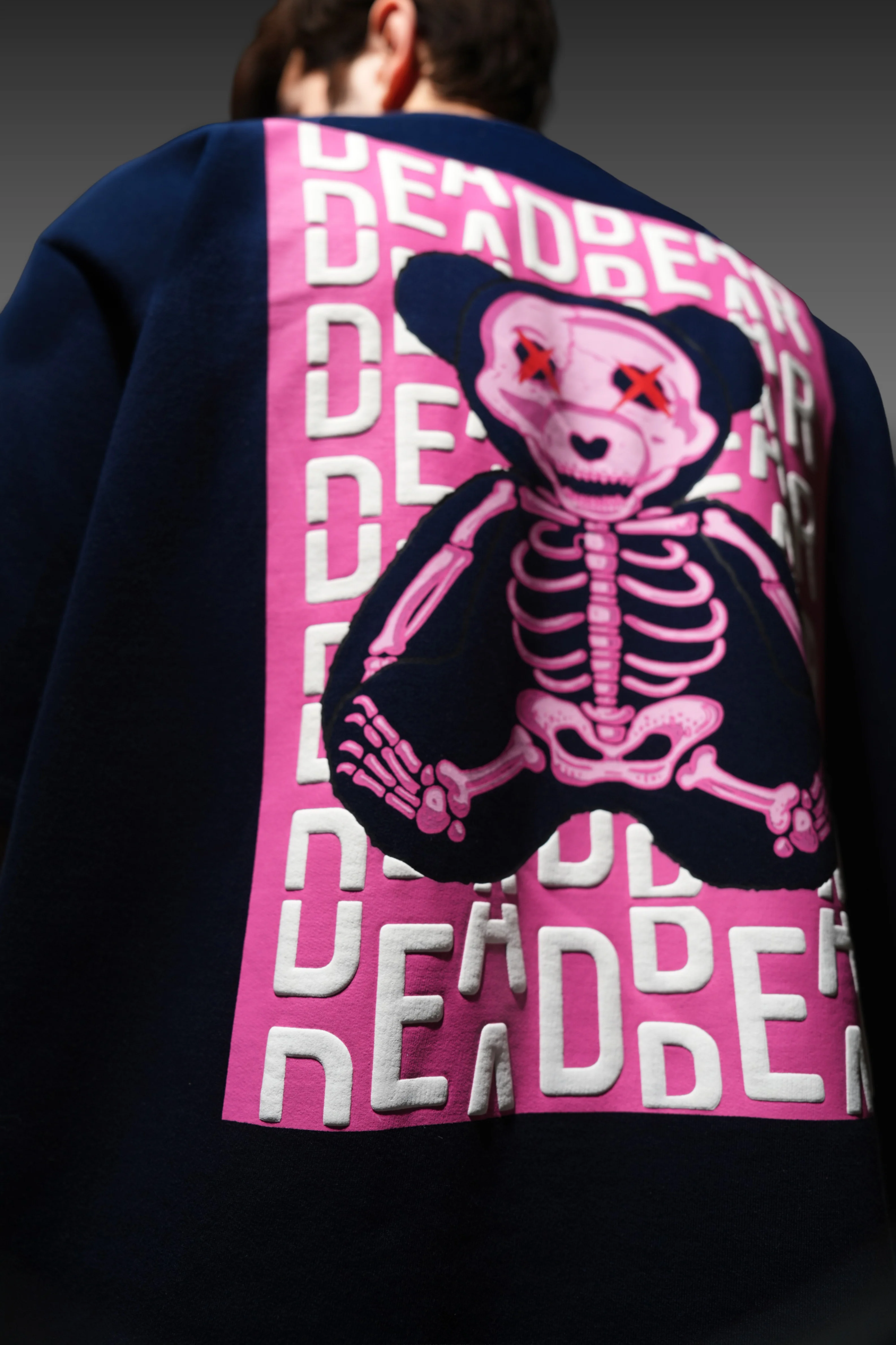 Skeleton Tee Navy - Image 5