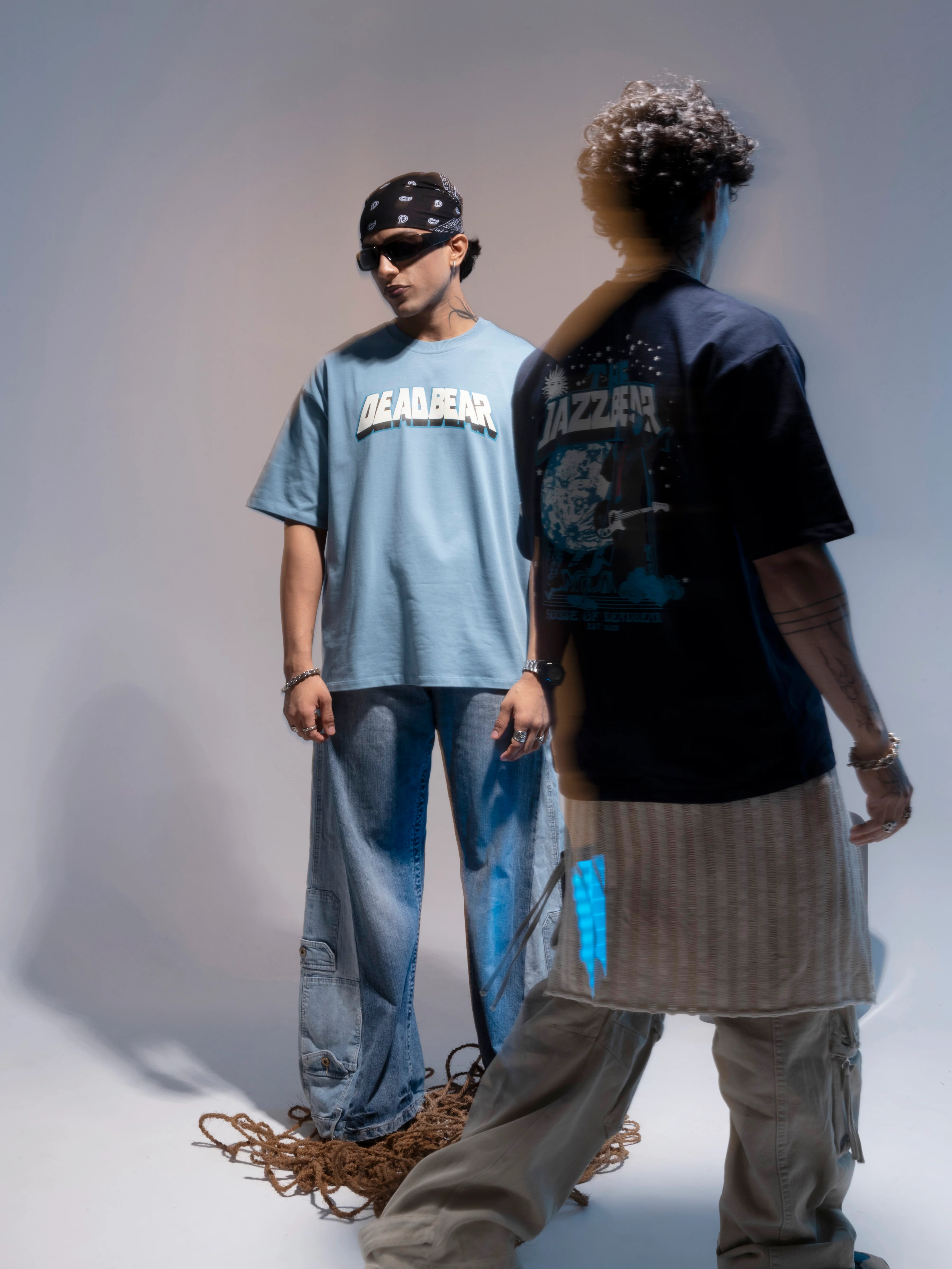 The Jazzbear Tee Blue - Image 5